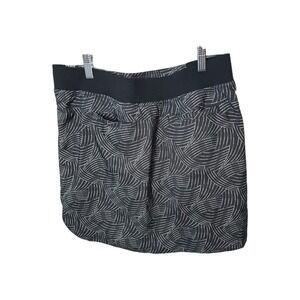 Cypress Club‎ Golf Skort Smoothing Waistband Slimming Silhouette Black White M